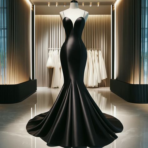 Black-Mermaid-Wedding-Dress-Bold-Elegance-for-Your-Special-Day-3.webp 1,024×1,024 pixels Black Wedding Dress Mermaid, Black Mermaid Wedding Dress, Wedding Dress Tight, Modern Showroom, Tight Wedding Dress, Satin Mermaid Wedding Dress, Black Wedding Dress, Wedding Silhouette, Black Mermaid