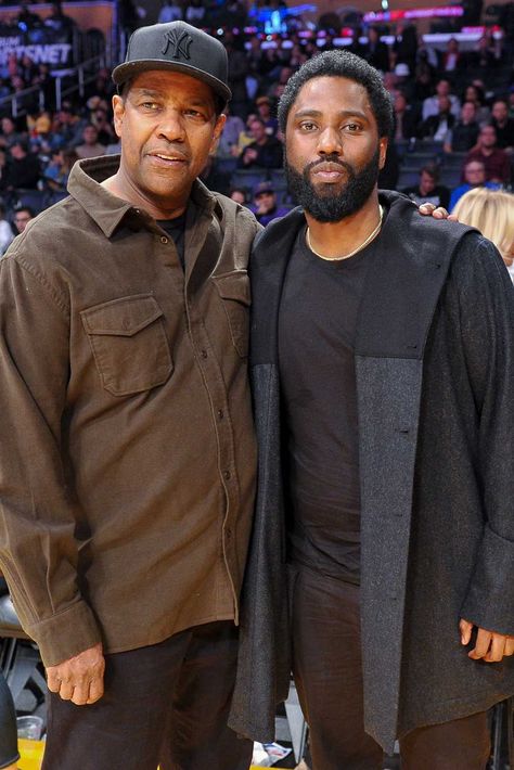 john david washington and denzel washington Denzel Washington Family, Actor Denzel Washington, John David Washington, David Washington, Black Celebrities, Phil Collins, Denzel Washington, Family Matters, Celebrity Kids