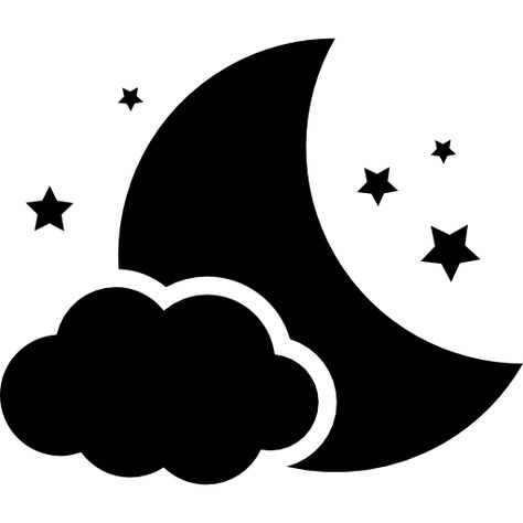 Songs Icon, Baby Flash Cards, Sleeping Songs, Moon Vector, Star Clipart, Graphisches Design, Black And White Baby, Soyut Sanat Tabloları, Silhouette Stencil