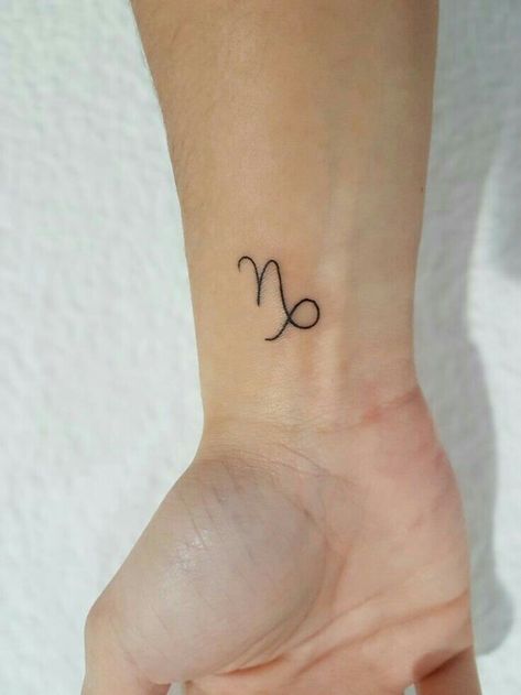 Delicate Tattoos For Women, Astrology Tattoo, Petit Tattoo, Capricorn Tattoo, Delicate Tattoo, Dope Tattoos For Women, Cute Tattoos For Women, Discreet Tattoos, Dainty Tattoos