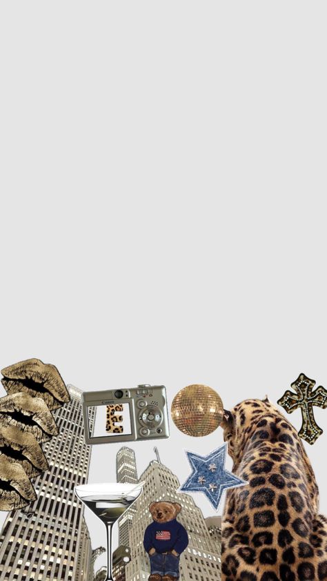 #myfirstshuffle Iphone Wallpaer, Cheetah Background, Preppy Aesthetic Wallpaper, Y2k Aesthetic Wallpaper, Leopard Print Background, Y2k Posters, Cute Laptop Wallpaper, Magazine Collage, Iphone Wallpaper App