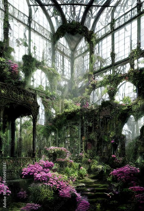 Indoor Arboretum, Overgrown Greenhouse, Fantasy Greenhouse, Dream Greenhouse, Emerging Technologies, Plants Aesthetic, Earthy Aesthetic, Plant Aesthetic, Witch House