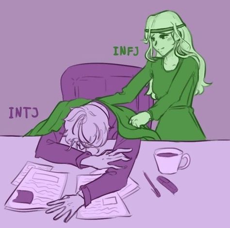 Infp Intj Couple, Infp X Intj Relationship Fanart, Intj And Infp Couple, Intj X Infp Relationship, Intj Infp Fanart, Infp Intj Relationship Fanart, Intj X Infp Love, Infp X Intj Relationships, Infp X Intj Fanart