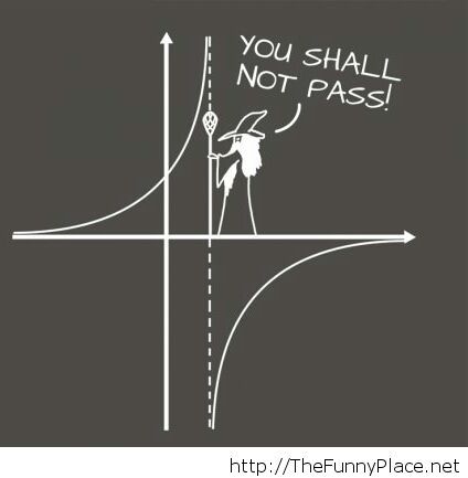 Gandalf explains asymptotes! Math Comics, Math Cartoons, Nerdy Jokes, Nerdy Humor, Math Puns, You Shall Not Pass, Math Quotes, Nerd Jokes, I Love Math