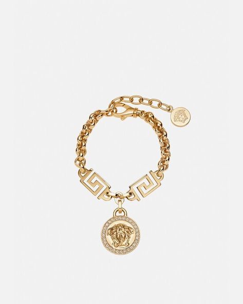 Versace Fashion Bracelets for Women Versace Bracelet, Versace Jewelry, Jewelry Lookbook, Bracelet For Women, Chains Jewelry, Fashion Bracelets, Charm Pendant, Accessories Design, Versace