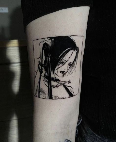 nana anime manga tattoo ideas Nana Tattoo Ideas, Tattoo Ideas Matching, Nana Tattoo, Tattoo Anime, Nana Anime, Nerd Tattoo, Bestie Tattoo, Theme Tattoo, Cool Small Tattoos