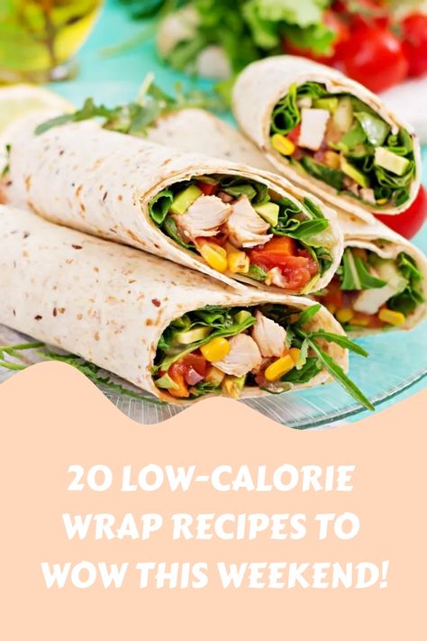 Low Calorie Wraps, Easy Mexican Dishes, Chicken Wrap Recipe, Tofu Wraps, Wraps Recipes Healthy, Chicken Quinoa Salad, Avocado Wrap, Chicken Wrap Recipes, Lunch Wraps