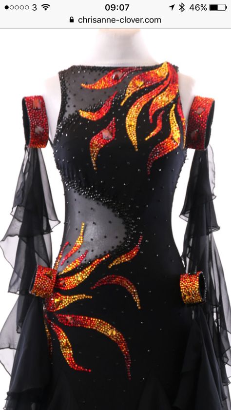 Fire Eater Costume, Fire Ice Skating Dress, Flame Dance Costume, Phoenix Dance Costume, Fire Figure Skating Dress, Fire Dancer Outfit, Fire Dance Costume, Fire Fairy Outfit, Fire Inspired Dress