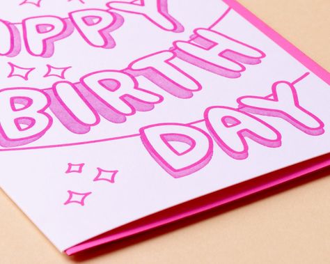 Brighten someone’s bday with this neon purple birthday banner! Happy Birthday Wishing, Purple Birthday Card, Cards Diy Easy, Birthday Wishing, Happy Birthday Font, Cricut Birthday Cards, Compliment Cards, Happy Birthday Cards Diy, 16th Birthday Card