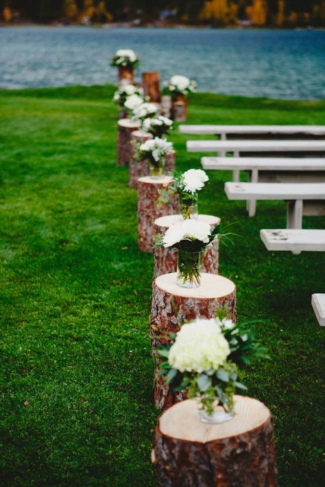 Rural Wedding Decoration, Wedding Walkway, Rural Wedding, Rocky Mountain Wedding, 50th Wedding Anniversary, Barn Wedding Venue, 50th Wedding, Wedding Aisle, Park Weddings