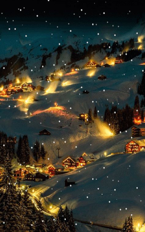 Winter Gif, Christmas Scenery, Winter Szenen, Animated Christmas, Winter Scenery, Christmas Gif, Snow Scenes, Winter Pictures, Christmas Scenes