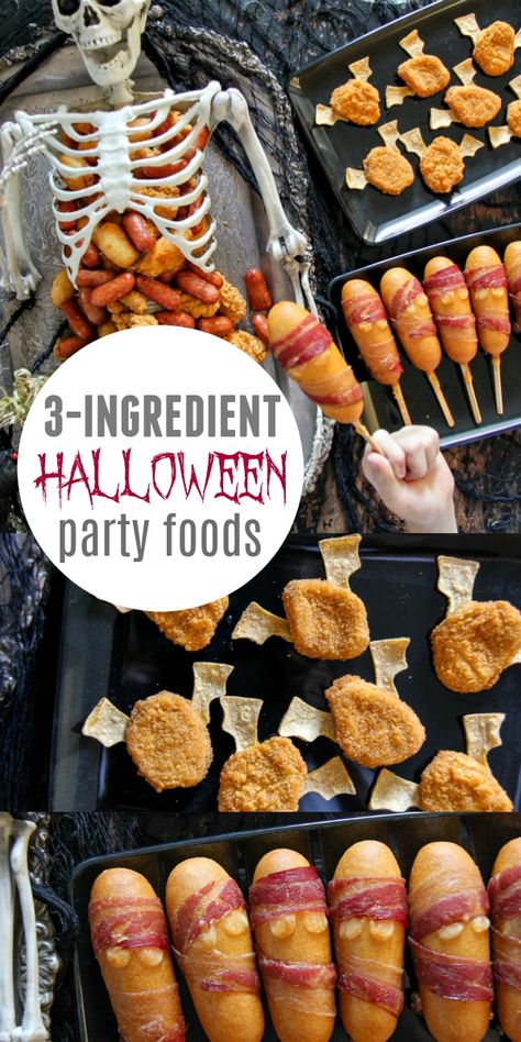 Halloween Party Foods, Halloween Party Food Ideas, Easy Halloween Party Food, Halloween Finger Foods, Postres Halloween, Halloween Party Appetizers, Halloween Party Food, Halloween Food Appetizers, Easy Halloween Party