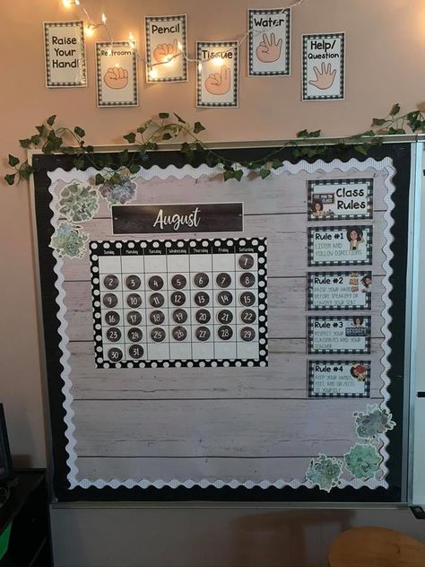 Plant Classroom, Classroom Aesthetic, Plants Classroom, Teaching Classroom Decor, Elementary Classroom Themes, Arts Classroom, Class Rules, Language Arts Classroom, 4th Grade Classroom