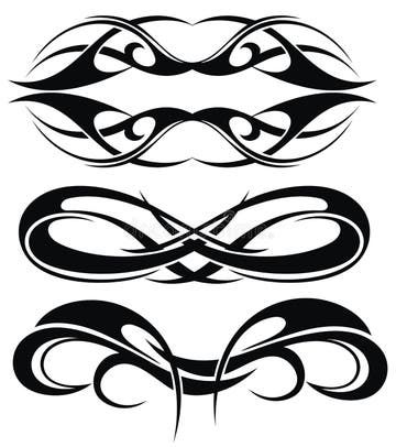 Tribal Tattoo Design Elements Set.Illustration for Print and Poster. Stock Vector - Illustration of decor, collection: 171454812 Stammestattoo Designs, Roots Tattoo, Symmetrical Tattoo, Hand Tats, Hawaiian Tattoo, Eagle Tattoos, Feather Painting, Maori Tattoo, Custom Tattoo Design