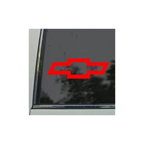 CHEVROLET CHEVY BOWTIE Red Decal Truck Window Red Sticker Chevy Bowtie, Crafts Sewing, Sticker Art, Chevy, Sewing Crafts, Trucks, Sewing, Red