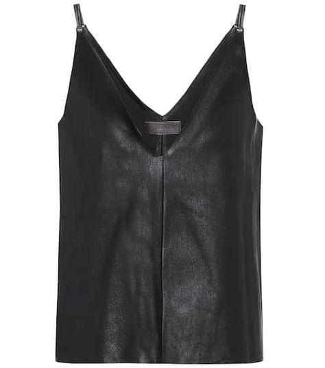 New Arrivals for Women - Previous Weeks' Picks | Mytheresa Leather Camisole, Spring Summer 23, Leather Midi Skirt, Lace Bustier, Cotton Tank Top, Going Out Dresses, Calf Hair, Leather Material, Stretch Cotton