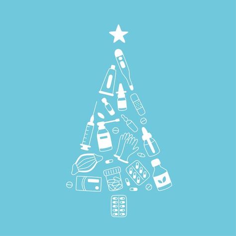 Christmas tree of meds, drugs, pills, bo... | Premium Vector #Freepik #vector #christmas #tree #winter #new-year New Years Tree, Tree Icon, Pill Bottles, Christmas Vectors, Christmas Art, Medicine, Health Care, Graphic Resources, Vector Art