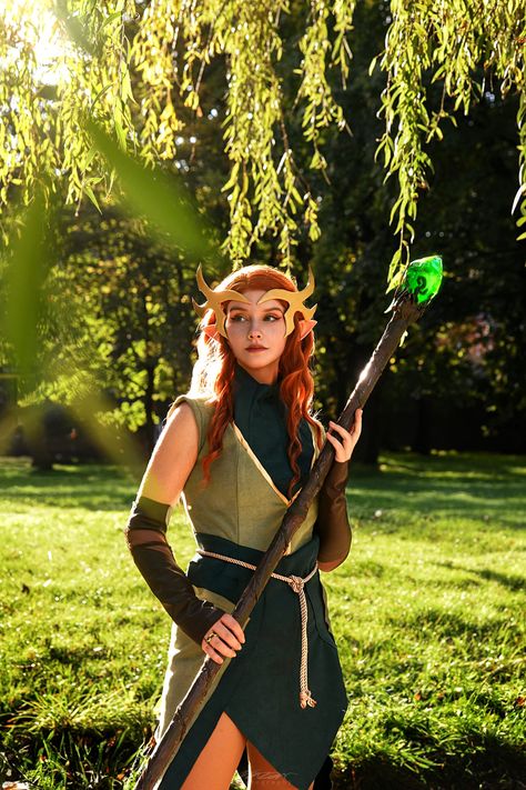 Keyleth Vox Machina Cosplay, Vox Machina Cosplay, Keyleth Vox Machina, Keyleth Cosplay, Kiki Cosplay, Critical Role Cosplay, Cosplay Photography, Action Pose Reference, Ren Fest