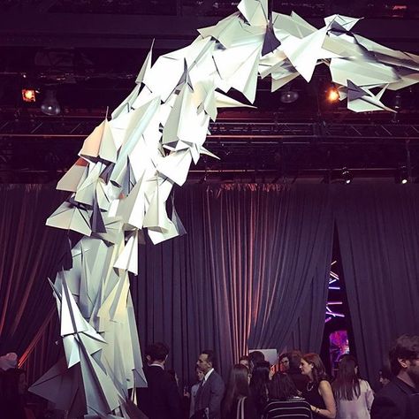 Paper airplane arch at #AmexPlatinum event to announce new Centurion Lounges. #NewYork #decor Private Plane, Paper Airplane, Yellow Paper, Paper Airplanes, Paper Plane, Launch Event, Anniversary Party, Anniversary Parties, Art Of Living