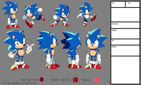 Tyson Hesse, Evan Stanley, How To Draw Sonic, Sonic Mania, Classic Sonic, Model Sheet, Sonic Adventure, Hedgehog Art, Character Sketches