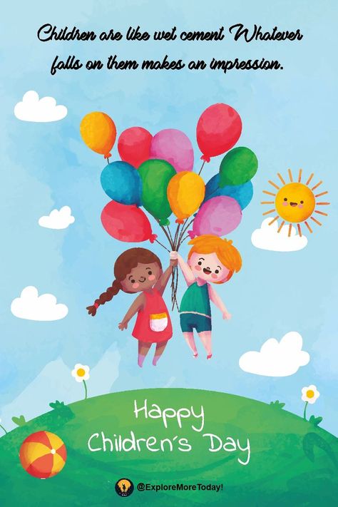 Happy Children's Day Wishes Happy Children's Day Wishes, Children's Day Wishes, Diy Pop Up Book, Cover Dp, International Children's Day, Children Day, Diy Pop, Animated Emoticons, Happy Children's Day