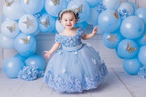 Birthday Frocks For Baby Girl, Birthday Frocks For Kids, Net Frocks, Baby First Birthday Dress, Princess Frocks, Birthday Frocks, Frocks For Babies, Frocks For Kids