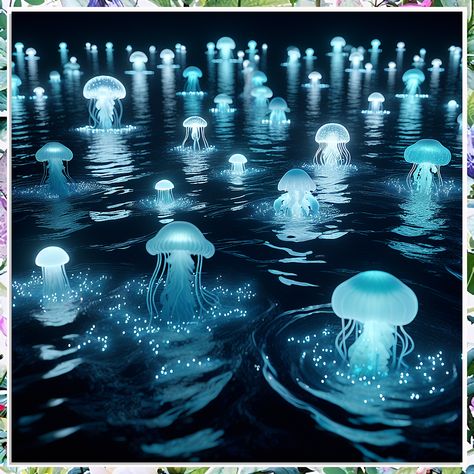 Looking to add a touch of enchantment to your swim? Check out these mesmerizing jellyfish pool lights ideas! Illuminate your pool with a captivating glow that will leave your guests in awe. Dive into a world of underwater magic with these stunning jellyfish-inspired lights. Transform your pool into a mesmerizing oasis and create an unforgettable ambiance. Get inspired and make a splash with these enchanting jellyfish pool lights! Pool Lights Ideas, Floating Pool Flowers, Jellyfish Lights, Aquarium Room, Solar Pool Lights, Led Glow Lights, Underwater Pool Light, Mermaid Garden, Shark Pool