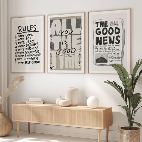 Modern Christian Art, Aesthetic Christian, Fruit Of The Spirit, Arte Inspo, Scripture Art, Art Bundle, Christian Wall Art, Christian Art, My New Room