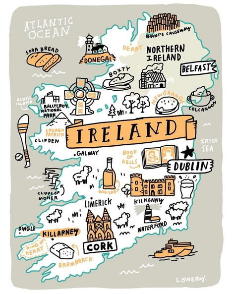 Mike Lowery on Instagram: “We are headed to Ireland soon (with @katrinwiehle and the kids ) and I started sketching out a little map. It’s the first time we’ve been,…” Clifden Ireland, Mike Lowery, Ireland With Kids, Ireland Bucket List, Ireland Places To Visit, Map Illustrations, Ireland Map, Posca Pens, Donegal Ireland