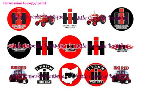 Tractor Tattoo, Tractor Signs, Farmer Birthday Party, Farmer Birthday, Tractor Crafts, Tractor Party, Custom Paint Motorcycle, Case Ih Tractors, International Harvester Scout