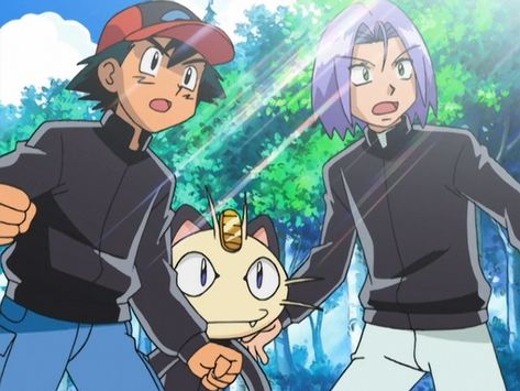 From DP42 Rakurai Kunren Sentaa! #pokemon #teamrocket #james #ash #meowth #pokemondp #pokemondiamondpearl #pokemondiamondandpearl #dp #rokettodan #tr #kojiro #satoshi #nyasu #sinnoh #anime #animation #screenshot #japan Ash X James, Pokemon James X Ash, James X Ash, Pokemon Tv Show, Pokemon Human Characters, James Pokemon, Jessie Pokemon, Tails Doll, Pokemon Team Rocket