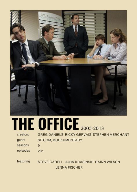 minimalist show poster- the office Best Of The Office, Alt Posters, The Office Show, Office Movie, Polaroid Posters, Office Tv Show, Iconic Movie Posters, Movie Card, Film Posters Minimalist