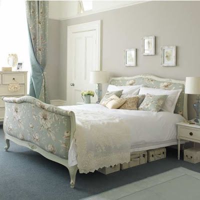 ~ Wind Lost ~: Bedroom Inspiration: A Nest of a Room Duck Egg Bedroom, Duck Egg Blue Bedroom, Cream Bedroom Furniture, Taupe Bedroom, Blue Bedroom Ideas, Stylish Bedroom Decor, Floral Bedroom, Bedroom Pictures, Bohemian Bedroom Decor