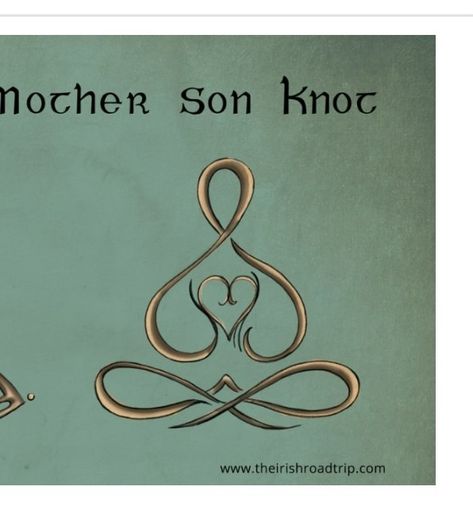 Celtic Mother And Son Tattoos, Godmother Tattoo Ideas, Mother Daughter Son Tattoos, Celtic Mother Tattoos, Celtic Motherhood Tattoo, Mother Daughter Symbol, Celtic Motherhood Knot, Motherhood Knot, Celtic Motherhood