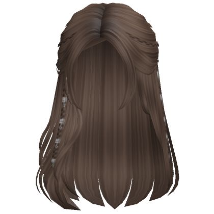 Brown Hair Roblox, Modern Decals, Rp Ideas, Cheap Hair Products, Create An Avatar, Brown Highlights, Brown Hair With Highlights, Braided Hair, Roblox Codes