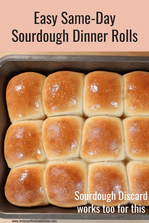 Sourdough Resurrection Rolls, Discard Dinner Rolls, Dough Starter Recipe, Sourdough Dinner, Pull Apart Rolls, Sourdough Dinner Rolls, Recipe Using Sourdough Starter, Sourdough Rolls, Sourdough Cinnamon Rolls