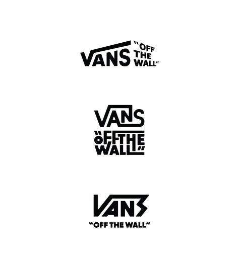 Vans Logo Redesign on Behance Vans Off The Wall Logo, Vans Aesthetic, Skateboard Logo, Van Wall, Brand Personality, Graffiti Logo, Wall Logo, Shirt Logo Design, Iphone Wallpaper Hipster