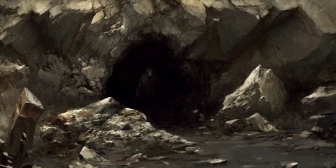 Cave by ChrisCold.deviantart.com on @DeviantArt Cave Entrance, Dark Cave, Underwater Caves, She Wolf, New Fantasy, Fantasy Places, Jrr Tolkien, Fantasy Concept Art, High Fantasy