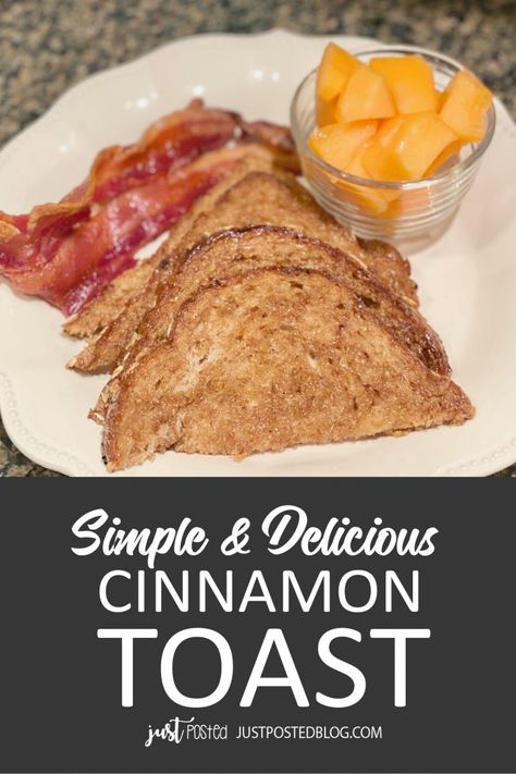 Easy Breakfasts – Cinnamon Toast – Just Posted Easy Cinnamon Toast, Cinnamon Toast Recipe, Toast Recipe Breakfast, Easy Breakfasts, Recipe Breakfast, Egg Toast, Cinnamon Toast, Easy Cinnamon, Fabulous Foods