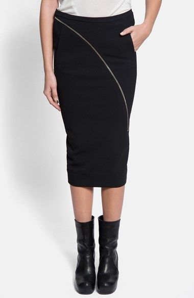 Tapered skirt Tapered Skirt, Dark Deco, Neo Victorian, Rick Owens, Autumn Winter Fashion, Midi Length, Pencil Skirt, Winter Fashion, Pencil