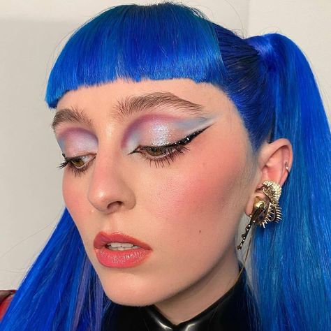 Ashnikko Makeup Looks, Ashnikko Makeup, Ashnikko Concert, Bubblegum Pop, Jazmin Bean, Makeup Idea, Concert Fits, Pretty Purple, Makeup Designs