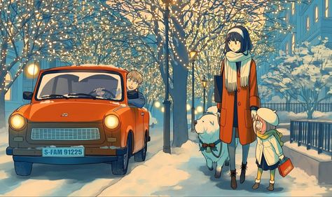 Spy X Family Christmas, Eren Aot, Piskel Art, Anime Christmas, Family Illustration, Anime Family, Spy X Family, Fall Wallpaper, Wallpaper Pc