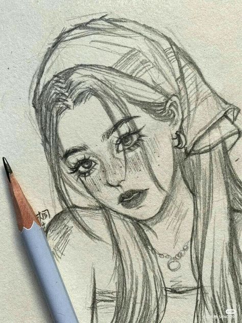 Aesthetic Girl Drawing Sketch, Realistic Human Drawing, Drawing Ideas Male, People To Draw, Cute Sketches, Disney Art Drawings, Art Tools Drawing, Cute Canvas Paintings, Easy Drawings Sketches