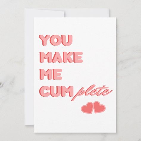 Valentine Cards For Boyfriend, Dirty Valentine, Vday Cards, Adult Valentines, Valentine Poster, Funny Valentines Cards, Diy Valentines Cards, Funny Valentines Day, Cards For Boyfriend