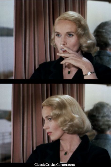 This contains: Eva marie saint north by northwest 1950s Fashion Teenagers, Blonde Inspiration, Edith Head Fashion, Old Hollywood Aesthetic, Eva Marie Saint, Blonde Actresses, North By Northwest, Star Actress, Eva Marie