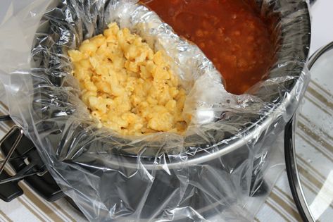 Crockpot Divider Crockpot Divider Meals, Crockpot Divider Diy, Triple Crockpot Ideas, Crockpot Divider, Nerf Birthday Party, Mac And Cheese Recipe, Party Hacks, Mac N Cheese Recipe, Recipes Slow Cooker