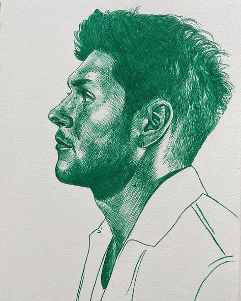 cam reed on Instagram: “Niall💚🤍🧡3/5 done!” Niall Horan Drawing, One Direction Art, Celebrity Drawings, Gcse Art, Pen Drawing, Niall Horan, Pretty Art, Drawing Sketches, Art Inspo