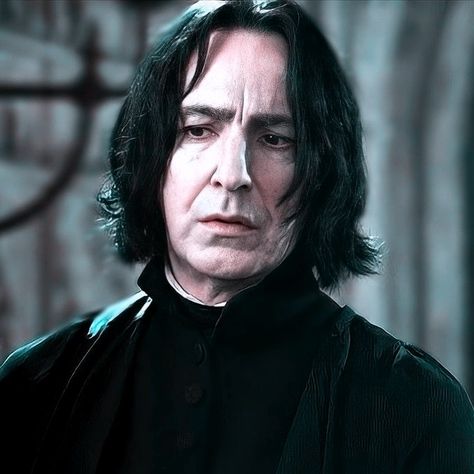 Severus Snape Alan Rickman, Severus Snape Smiling, Severus Snape Icon, Sirius Snape, Snape Face, Snape And Hermione, Harry Potter Castle, Severus Snape Fanart, Professor Severus Snape