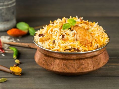 Dum Biryani Photography, Pakistani Foods, Mutton Meat, Chicken Dum Biryani, Pakistani Dishes, Chicken Karahi, Dum Biryani, Food Photoshoot, Food Menu Design