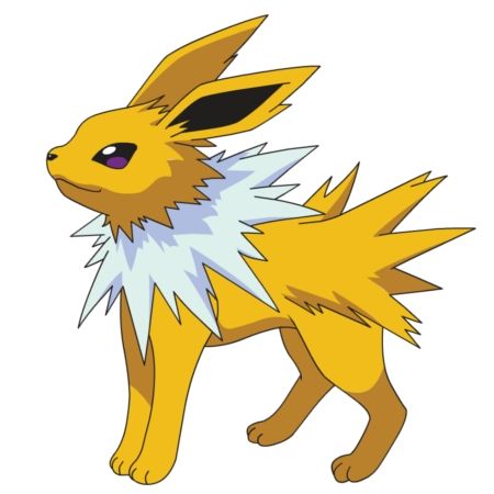 Jolteon....Eevee was always one of my favorites because it could evolve into Jolteon, Vaporeon, or Flareon. Glaceon And Sylveon, Voice Actor, Pokemon, Pokémon